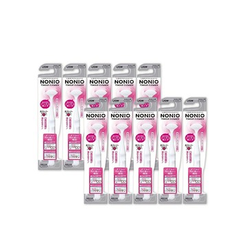 超給利限定!日本獅王NONIO終結口氣舌苔清潔棒 x10入團購組(顏色隨機出貨)
