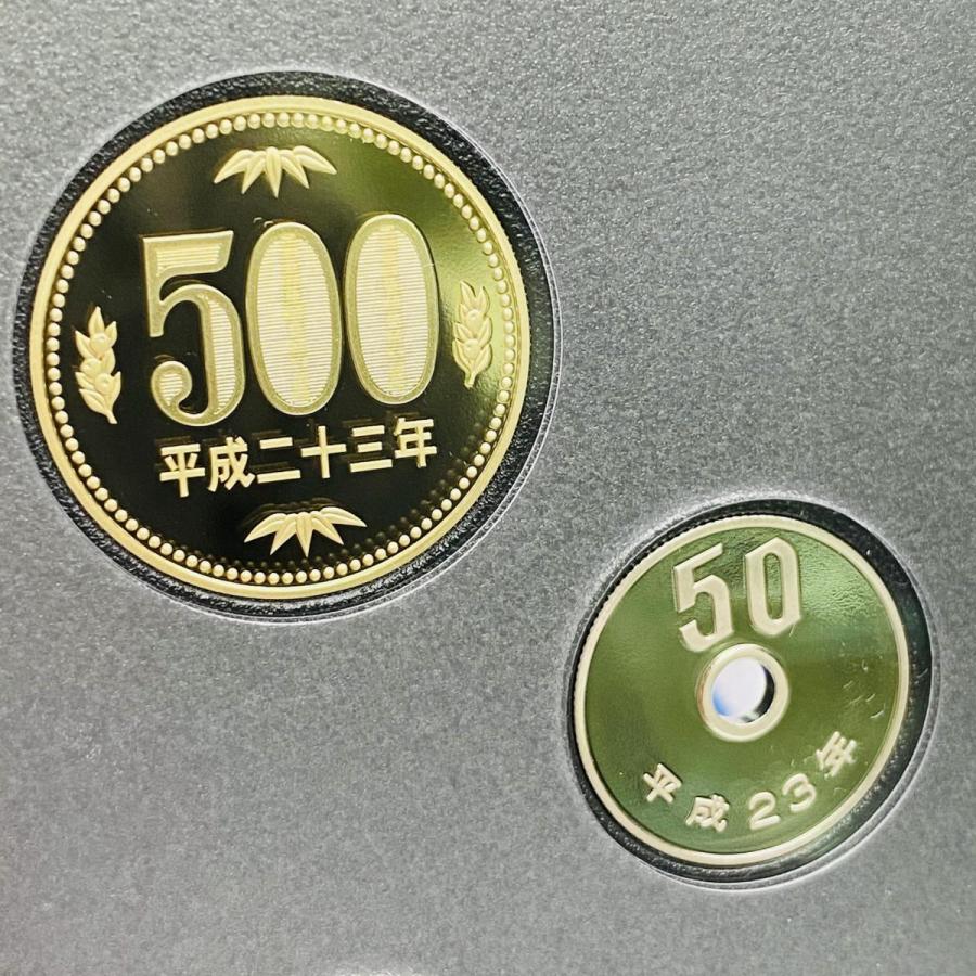 通常2011プルーフ貨幣セット 平成23年 Proof Set 年銘板 鏡面仕上げ 記念硬貨 記念貨幣 貨幣組合 コイン 通貨 造幣局