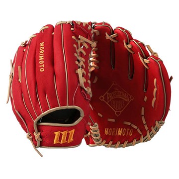 MORIMOTO 鋒芒 內野 棒球手套 右投用 MTG-04  紅+駝  1個  29.8cm