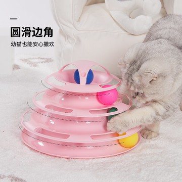 逗貓棒貓咪玩具自嗨自動逗貓器貓轉盤貓貓玩具球套裝組合小貓用品