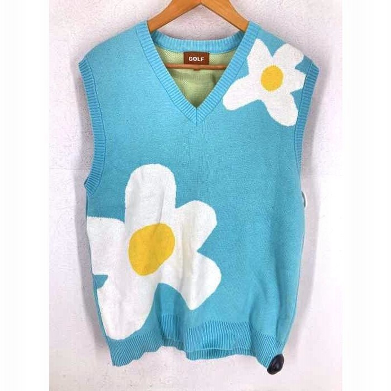 GOLF WANG（ゴルフワン）】LE FLEUR SWEATER VEST ベスト商品