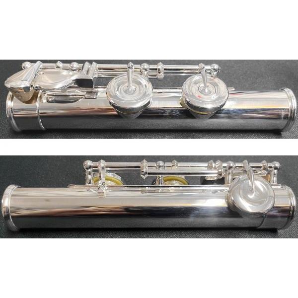 Pearl Flute PF-665RE リングキィ フルート 頭部管 銀製 ドルチェ Eメカニズム オフセット Dolce PF665RE flute Open-Hole セット G　北海道 沖縄 離島不可