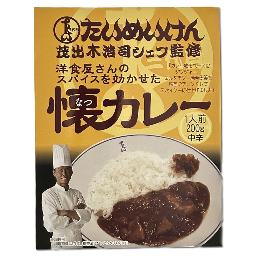 三代目 たいめいけん 茂出木シェフ監修 洋食屋さんのスパイスを効かせた懐カレー 200g×2食