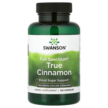 Swanson, 多面肉桂，120 粒膠囊（每粒膠囊 300 毫克）