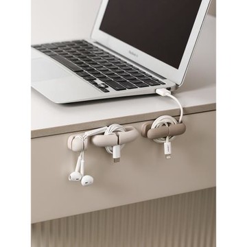 桌面理線器手機充電線數據線整理神器走線固定器收納電源束線卡扣