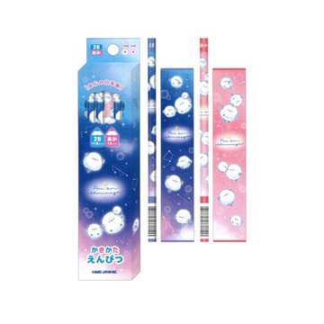 日本 長尾山雀2B六角+圓桿鉛筆 12入 (JN4234)