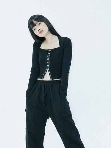 Hook squre top (black)