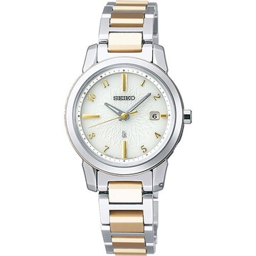 SEIKO 精工錶 LUKIA 系列 探索自我太陽能電波女錶1B35-0AN0KS(SSQV082J)-28mm-白面鈦帶【刷卡回饋 分期0利率】【APP下單點數13倍送】