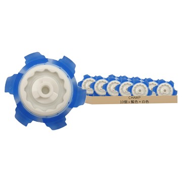 Champ Pivix Slim-Lok 高爾夫球鞋釘  10個  藍色 + 白色