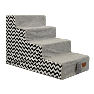 REDPUPPY 環保邦比寵物階梯 4層  48 x 70 x 40cm  灰色  1個