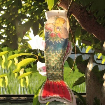 台灣鰲魚旗(龍魚)15CM