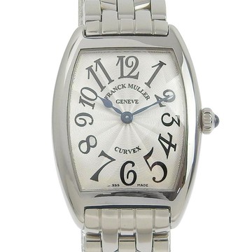 【日本直送】法蘭克穆勒 FRANCK MULLER 酒桶形 手錶 1752QZ 不鏽鋼 石英機芯 銀色錶盤 女款【二手】