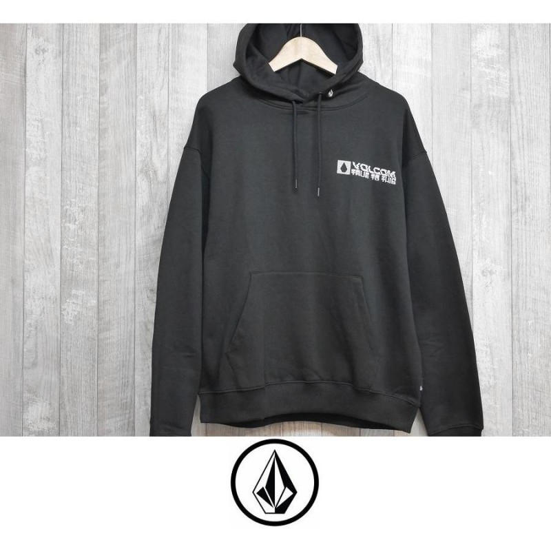 VOLCOM STRIKEHOOD PO - BLACK M パーカー スノーボード アパレル