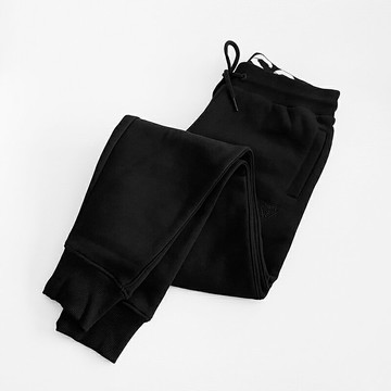 美國百分百【全新真品】GUESS 長褲 刷毛 棉質 運動褲 綁繩 專櫃精品 長棉褲 黑色 CY61