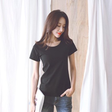 現貨出清不退不換，慎選-素面百搭圓領上衣T恤棉T 【91-11-81635-18】ibella 艾貝拉