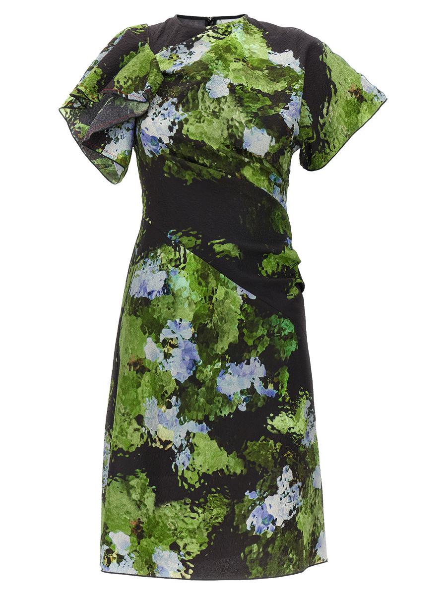 VICTORIA BECKHAM Floral printed dress