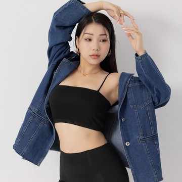 親柔天絲羊毛平口BRATOP(附胸墊) Pobra