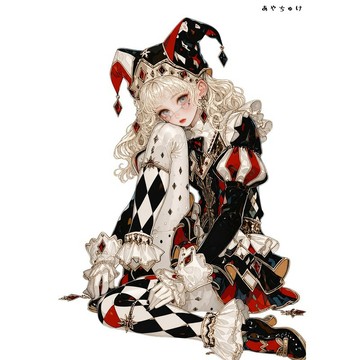 【6 月新品】07-133-0253 人物貼紙 馬戲團風格