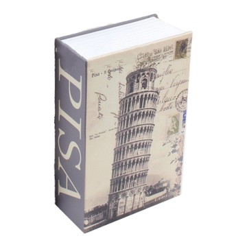 書本保險箱  比薩斜塔 多色
