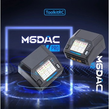 ToolkitRC MToolkitRC M6DAC V2 16A*2 800W 平衡充電器 PD65W繁中(台灣插頭)