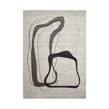 波頓地毯-200x290cm (客廳地毯 大地毯 短毛地毯 吸音 抗汙 防潑水 現代風 抽象風) 無