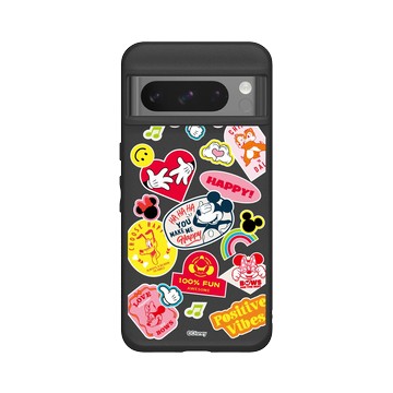 Pixel 8 Pro SolidSuit 黑 - 迪士尼-米奇 Mickey - 迪士尼米奇系列 - 貼紙風格