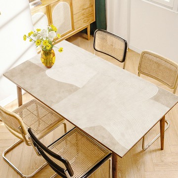 桌布防水防油免洗防燙輕奢高級感餐桌墊茶幾桌布ins風臺布書桌墊