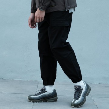 立體剪裁機能束腳褲 Functional Jogger/簡約/素色/情侶服/收腳褲