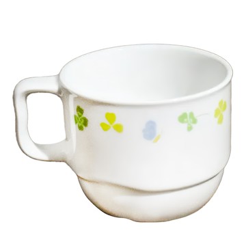 朝日 馬克杯 (幸運草) - 日本製 陶瓷 180mL  1個