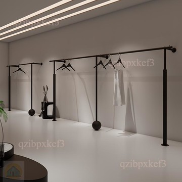 廠家熱賣📣服裝陳列架 衣服展示架 中島展示架 櫥窗服飾展示架 服裝店掛衣架 商用服裝牆 落地衣帽架 掛衣架 掛衣服架子