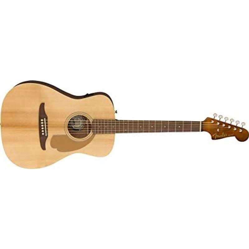 エレアコギター Fender エレアコ Malibu Player, Walnut Fingerboard, Natural ソフトケース付属