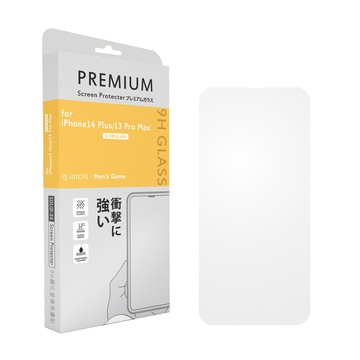 imos Mens Game x 聯名 iPhone14 Plus (6.7吋) 9H 2.5D 全透高耐磨玻璃保護貼