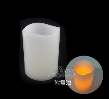 小號仿真蠟燭-米白，聖誕節/萬聖節/蠟燭/擺飾/派對/燈飾/LED/夜燈/聖誕裝飾/萬聖裝飾/燈/小燈/聖誕燈/燈具，X射線【X057081】