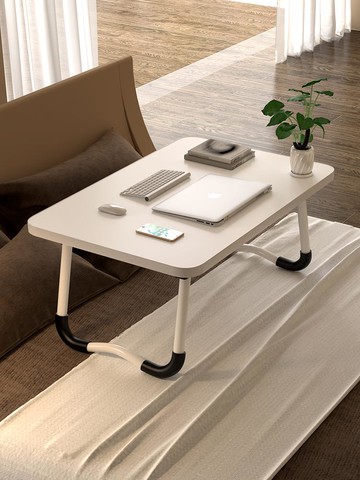 床上小桌子電腦桌簡約可折疊宿舍大學生上鋪書桌飄窗臥室坐地租房