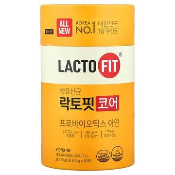 Lactofit, 益生菌，核心，60 條，每條 2 克