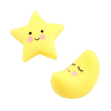 0616 星星月亮捏捏叫 舒壓公仔捏捏叫 發洩玩具 發聲玩具 擺件裝飾品 辦公室桌上小物