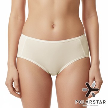 【PolarStar】女排汗快乾三角褲『米白』P24328 戶外 露營 登山 健行 休閒 時尚 排汗 快乾 三角褲 內褲