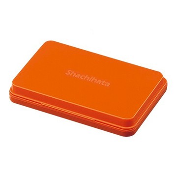 Shachihata 寫吉達 油性印台  橘色  1個