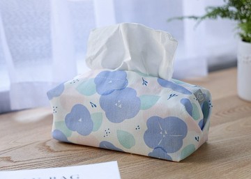 【牽牛花-衛生紙套】桌上型 / 版型硬挺