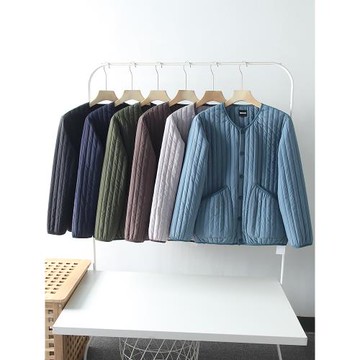 ODM公司單！簡約復古！外貿男裝冬季情侶輕薄保暖棉衣棉服外套潮