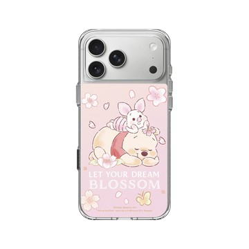 iPhone 17 Pro Max Clear Case（相機按鈕） 透明 - 迪士尼-小熊維尼 Disney Winnie The Pooh - 睡夢與花