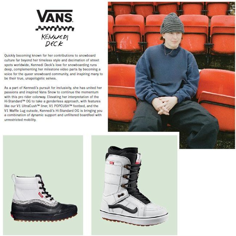 バンズ ブーツ VANS BOOTS WOMENS HI STANDARD OG 22-23 レディース