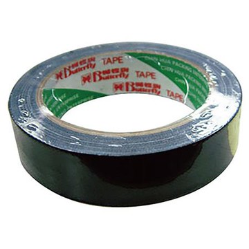 蝴蝶牌書背布膠帶/黑色/18mmx13.5M