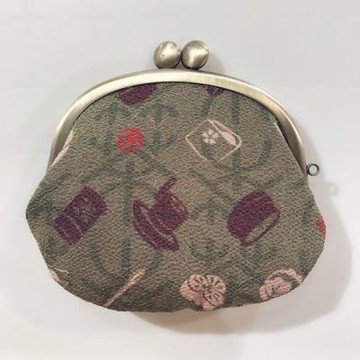 【和夢兔】京都宇治中型口金包-茶器(綠)