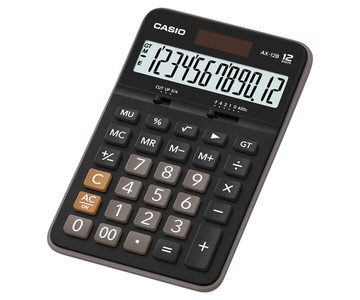 【文具通】CASIO 卡西歐 AX-12B 計算機 12位 約175.5×110.5×25mm L5140152【領券滿額再折千12/31止】