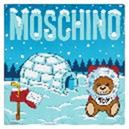 Moschino莫斯奇诺 雪屋主题围巾 - 浅蓝色
