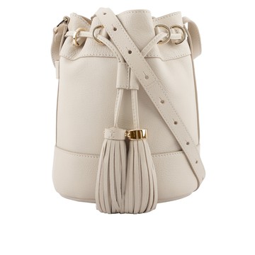 See by Chloe VICKI 山羊皮水桶包（米色）_廠商直送