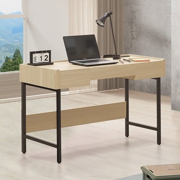 【Homelike】喜家居4尺附插座書桌(2501)