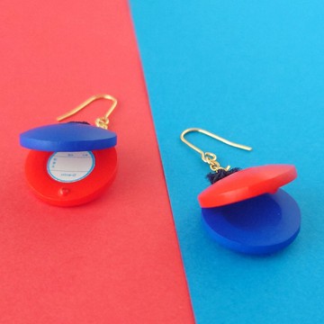 會發出聲響的 小巧響板耳環