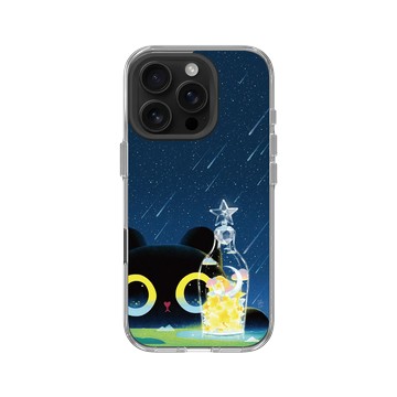 iPhone 16 Pro Clear Case（相機按鈕） 透明 - Little Oil Art 小油画 - 許願星星
